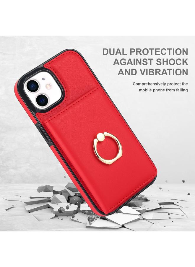 زبون جراب لهاتف iPhone 12/12 Pro مزود بحلقة بطاقة RFID مضادة للسرقة - Image 2