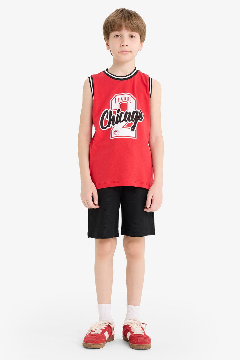DeFacto Red Boy Boy 2 Piece Set Casual - Image 2