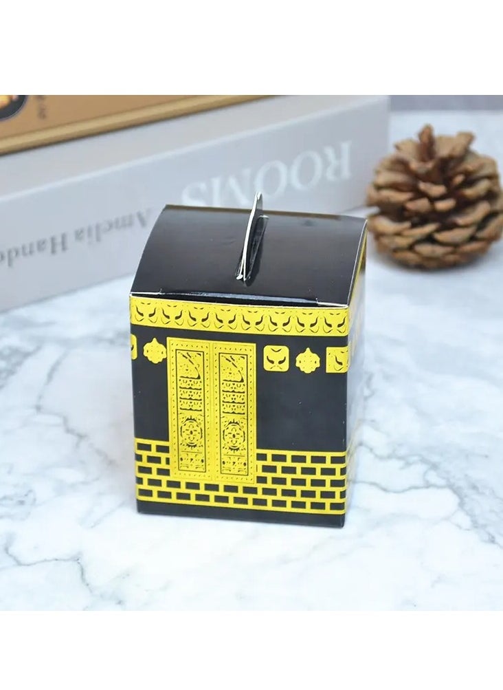 Hilalful HILALFUL Cardboard Kaaba Gift Box | Organizer Box for Gifts | Empty Gift Box for Celebration | For Festive Gifting In Eid, Ramadan & Eid Al Adha | Pack of 10 | Islamic Gift  - Image 2