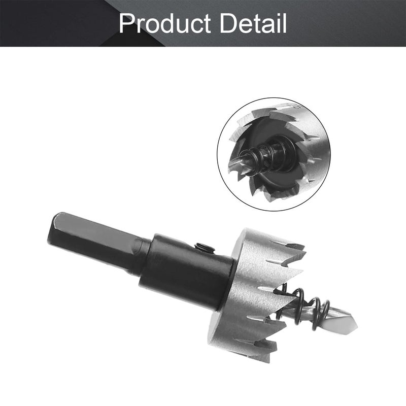 Othmro Utoolmart HSS Hole Saw Cutter, 25mm High-Speed Steel Hole Saw Bits, 70mm Length Black Drill Bit Hole Saw, for Stainless Steel, Aluminum Alloy, Plastic and Wood - Image 4