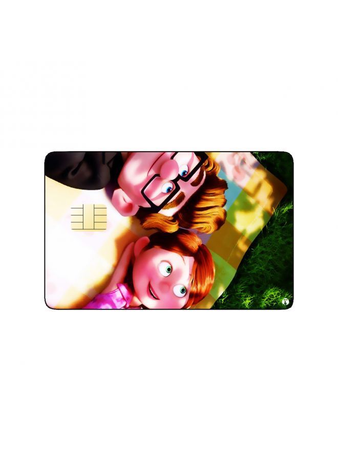 RKN PRINTED BANK CARD STICKER Animation Carl And Ellie From Up By Disney - Image 2