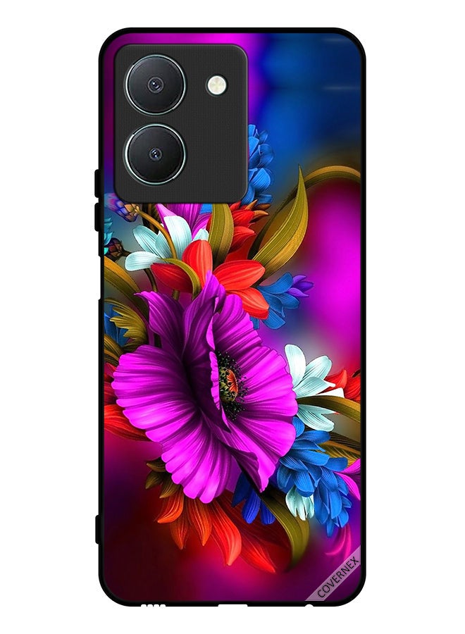 Covernex Protective Case Cover For Vivo Y36 4G Hd Flowers - Image 1