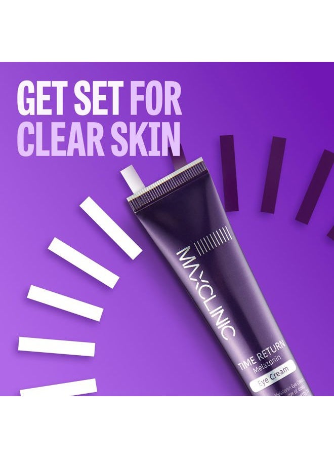 maxclinic Time Return Melatonin Eye Cream for Dark Circles & Fine Lines | Clarifying Eye Cream for Bags Under Eyes | Firming Eye Cream for Fine Lines| Moisturizing Eye Cream for Eye Care (0.70 oz)  - Image 2