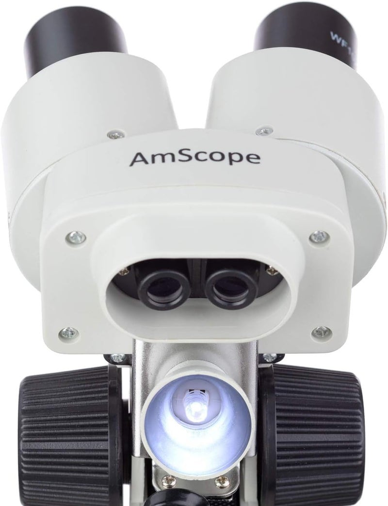 AmScope 10X20X Kids Battery Powered Binocular Stereo Dissecting Microscope with LED Light - Image 3
