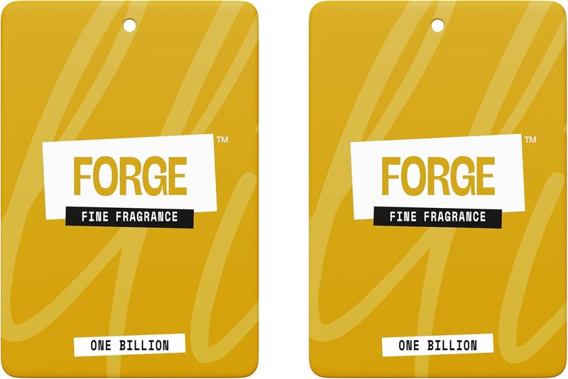 FORGE One Billion Car Air Freshener - Luxury Long Lasting Scent - 2 Pack - Image 2