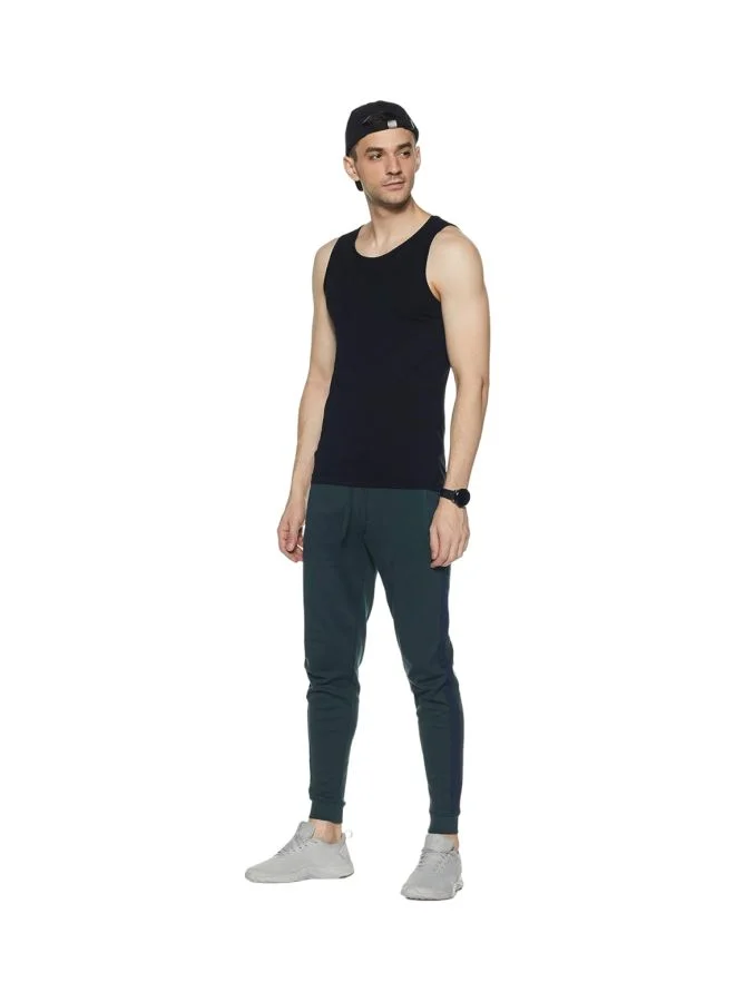 JOCKEY Jockey AM71 Men Super Combed Cotton Rich Slim Fit Dual Tone Joggers with Zipper Pockets
