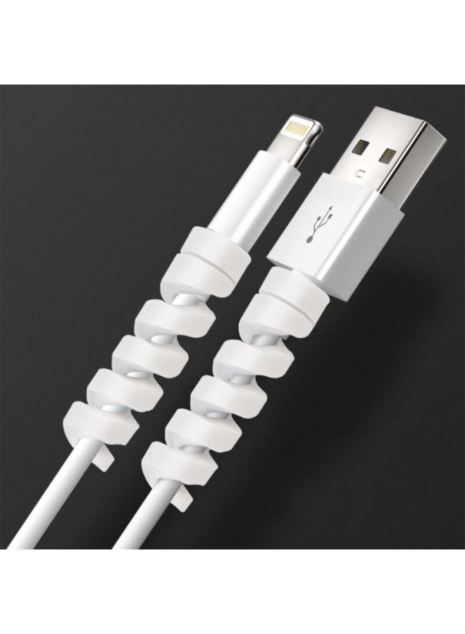 Linkstone Data Cable Protector, Android And Apple Silicone Charging Cord Protection Sleeve, Anti-breaking Head Wrap, Cable Tie, Clip Connector, Huawei Usb Cable Protector, Anti-breaking Head, 3 Sets