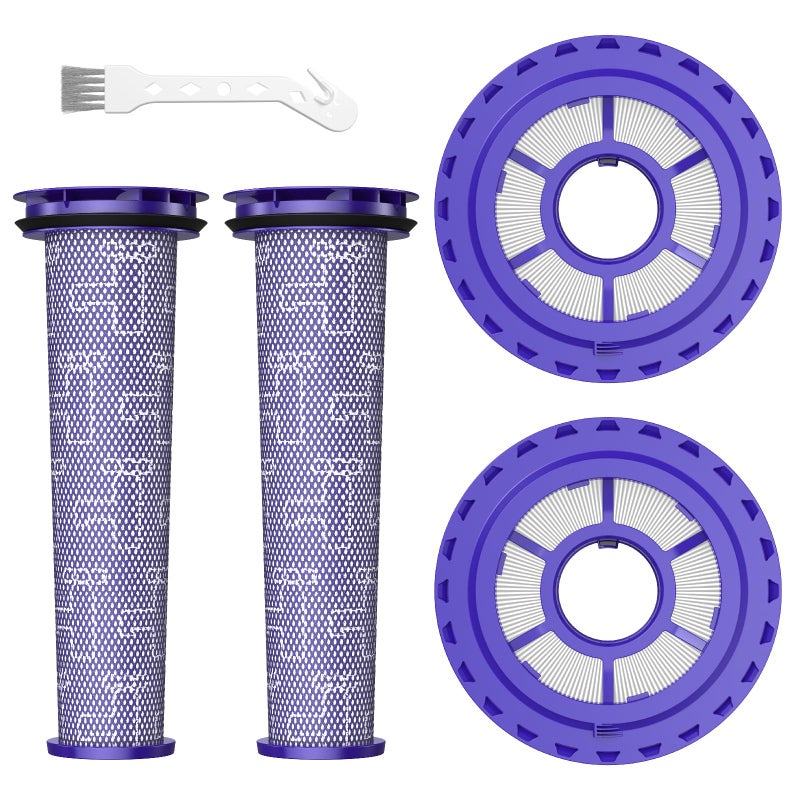 isinlive Filters Replacement for Dyson DC41 DC65 DC66 UP13 UP20 UP30 Animal, Multi Floor and Ball Vacuum Ball Animal 2 Ball Animal 3, 2 Pack Post Filters & 2 Pack Pre Filter Replacement Parts - Image 1