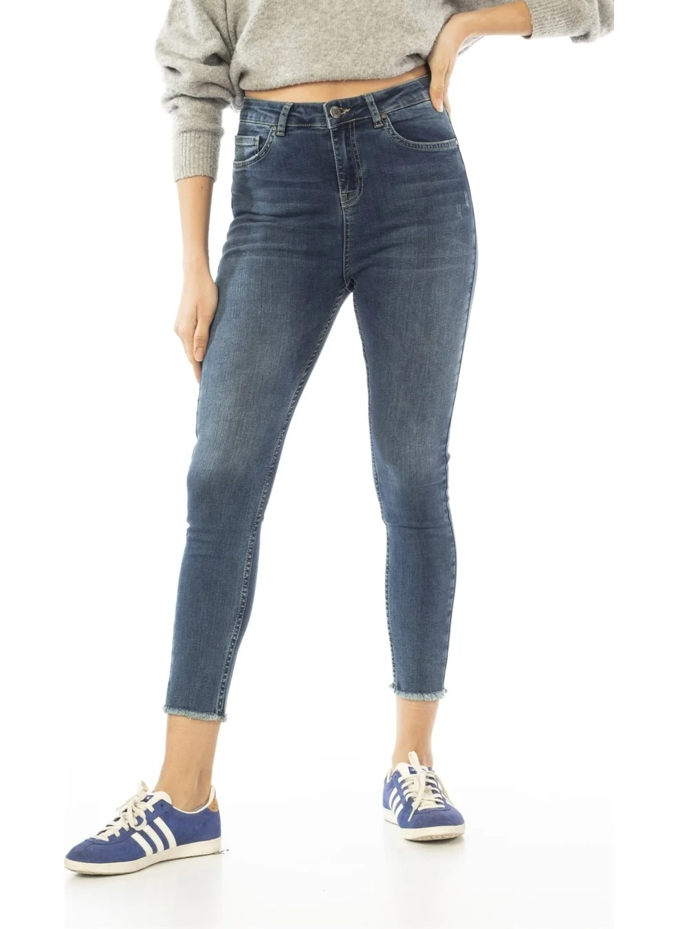 سيدي دينيم Blue High Waist Skinny Jeans C596