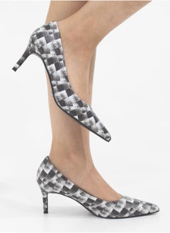LAMARAPARIS Banu 7cm heel multi colored pointy court black  - Image 2