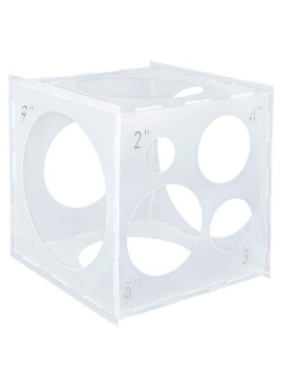2-10 Inch Collapsible Plastic Balloon Sizer Box Cube, Balloon Size Measurement Tool For Balloon Decorations, Balloon Arches, Balloon Columns - pzsku/ZFB9032D1ADDC1FFDC1FBZ/45/_/1734347177/a53a2afb-57f3-4f79-9643-85bd0c5289f4