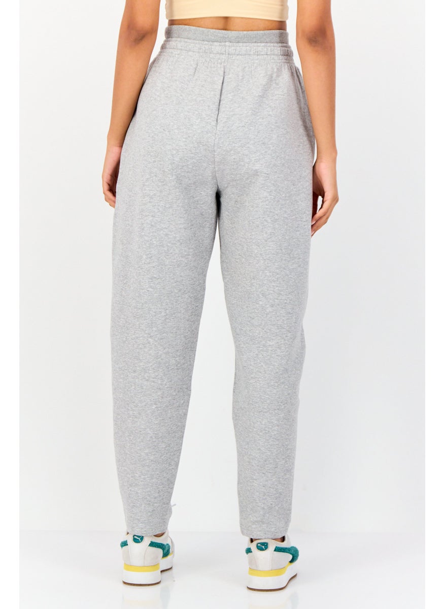 Reebok Women Sportswear Fit Drawstring Outdoor Sweatpants, Grey  - Image 3
