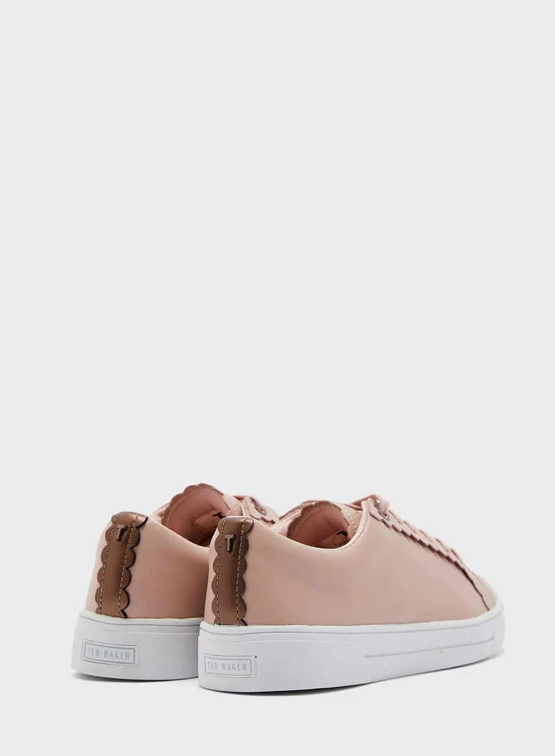 Ted Baker Tillys Scalloped Edge Trainer Sneaker