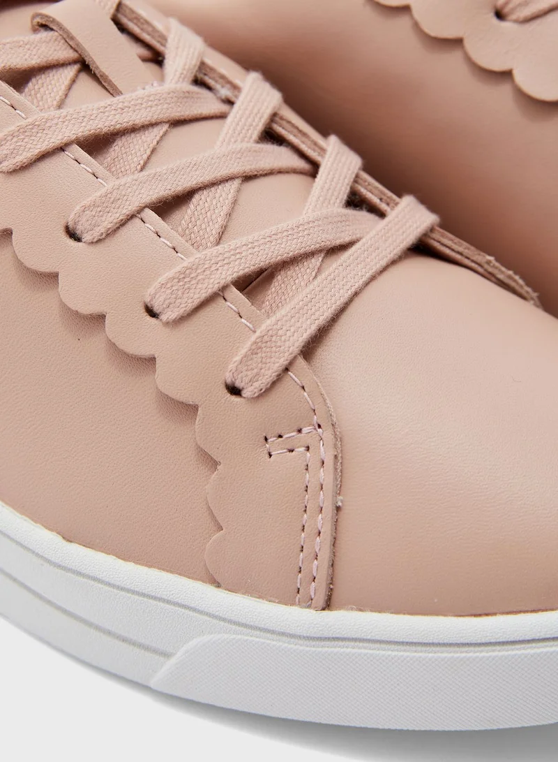Ted Baker Tillys Scalloped Edge Trainer Sneaker
