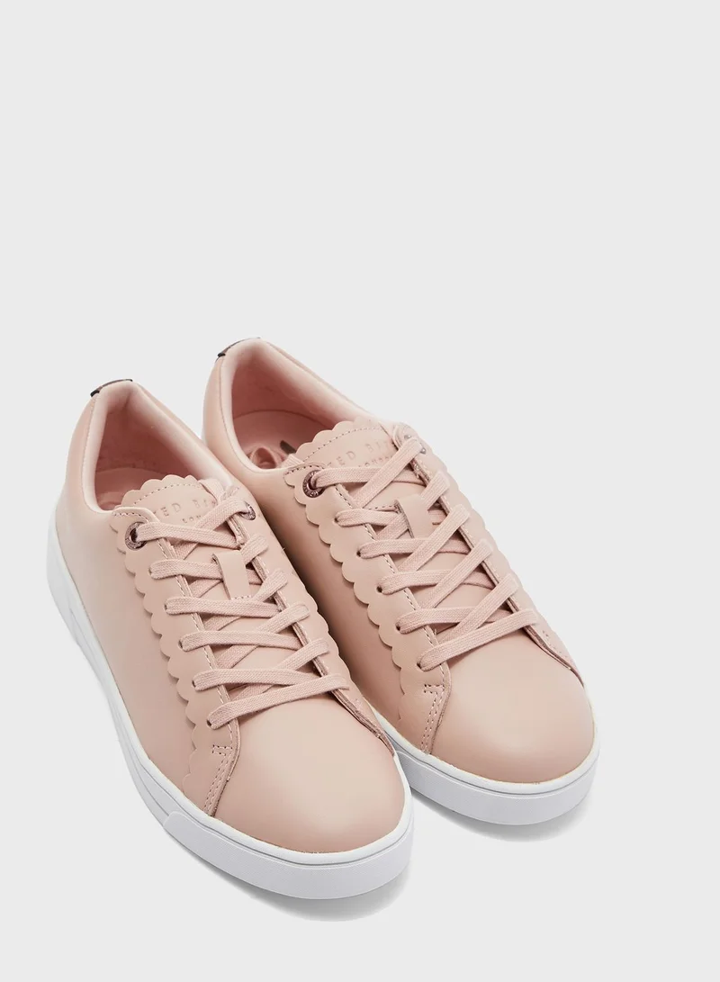 Ted Baker Tillys Scalloped Edge Trainer Sneaker