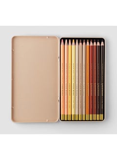 PrintWorks 12 Colour Pencils Skin Tone Theme  - Image 2