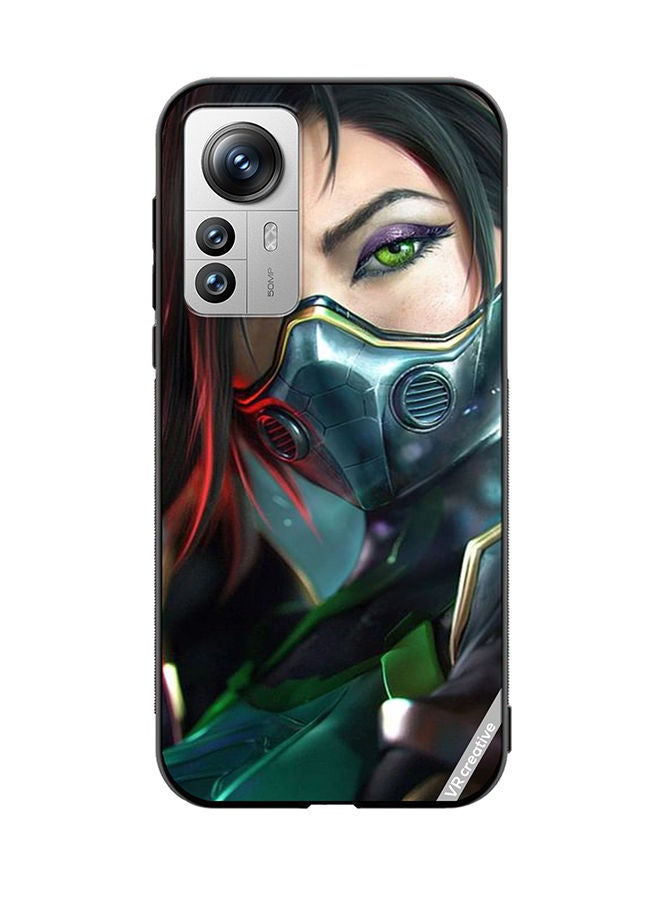 VR CREATIVE Protective Case Cover For Xiaomi 12 Pro Vipe Valorant Design Multicolour - Image 1