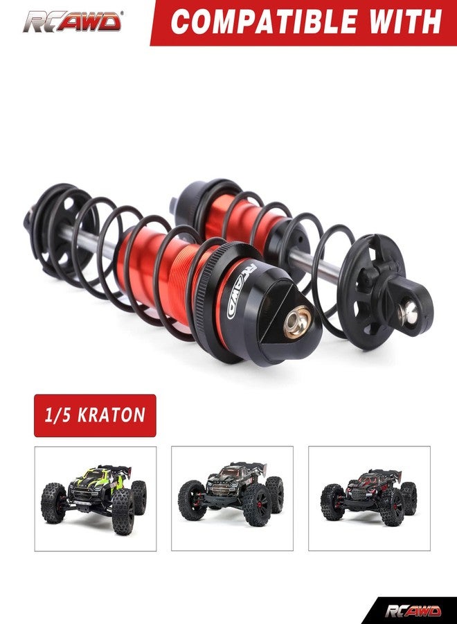 RCAWD KRATON 8S Shock Absorbers & Shock Rod End & Spring Cup Set Upgrades, for ARRMA 1/5 EXB RTR Front Rear RC Shocks Damper Part #ARA330609#ARA330610 - Image 3