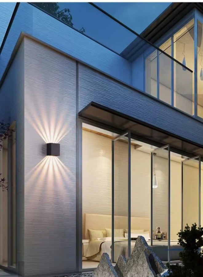 LED Wall Lamp Modern Hallway Wall Lights 12W Up Down Black for Living Room Bedroom Aisle Corridor - Image 4