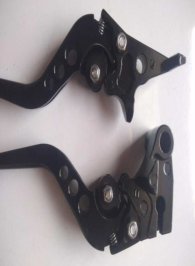 Autofetch ذراع قابض وفرامل قابل للتعديل للدراجات من أوتوفيتش (مجموعة من قطعتين) (أسود) متوافق مع دراجة بوليت باتل جرين - Image 3