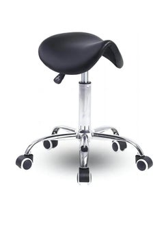 Cool Baby COOLBABY Saddle Chair, Saddle Stool with Wheels, Hydraulic Rolling Swivel Adjustable Stool Chair for Salon Spa Beauty Massage Dental Clinic Home Office  - Image 1