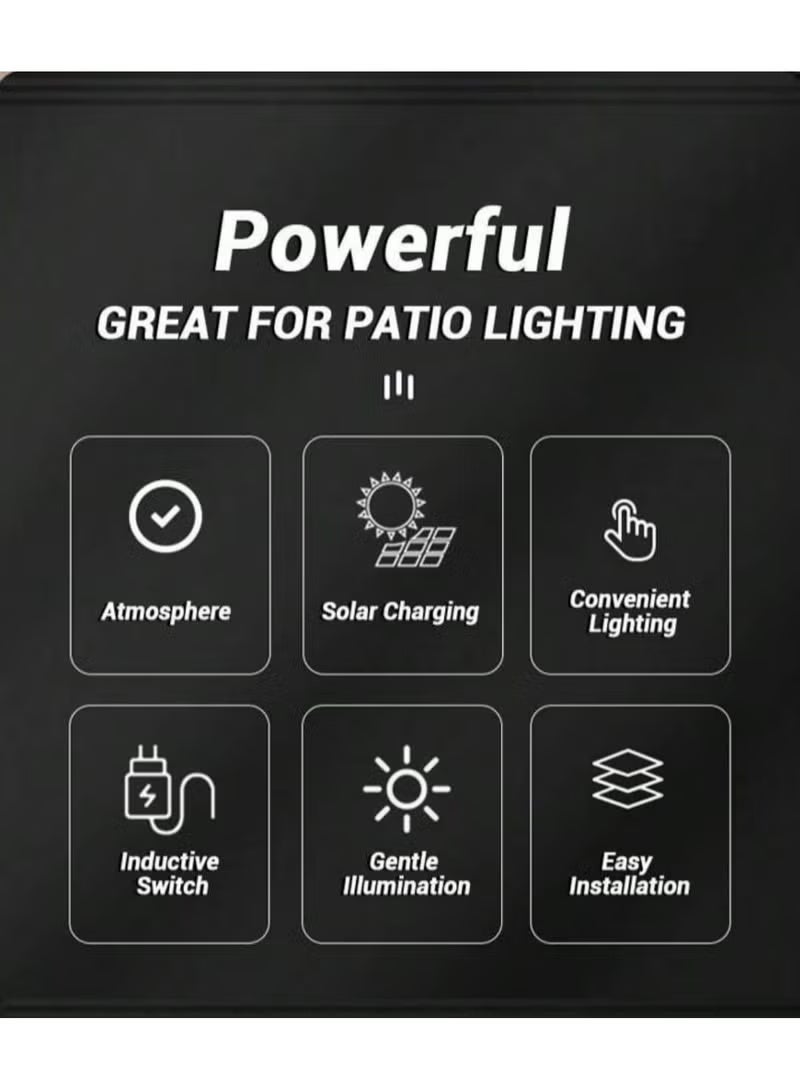 A ZONE Solar Wall Lights Outdoor, Wireless Dusk to Dawn Porch Lights Fixture, Solar Wall Lantern with 3 Modes & Motion Sensor, Waterproof Exterior Lighting with Clear Panel for Entryway Front Door - Image 5