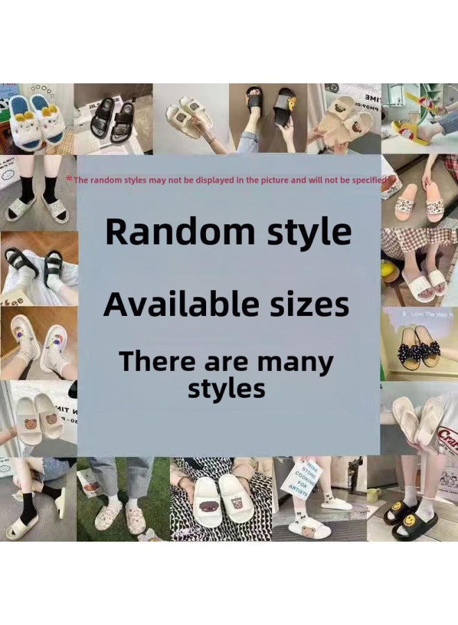 Slippers Women's Summer Outfit Internet Popular Half Slippers Children's Anti-collision Home Non-slip Soft Bottom Student Fashion Sandals
