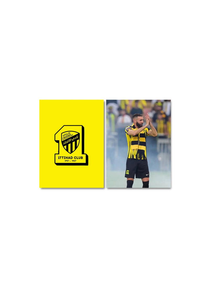 Marktna Decorative Wall Art Painting With Sports Design 2 Pieces Size 80x60cm - Image 2