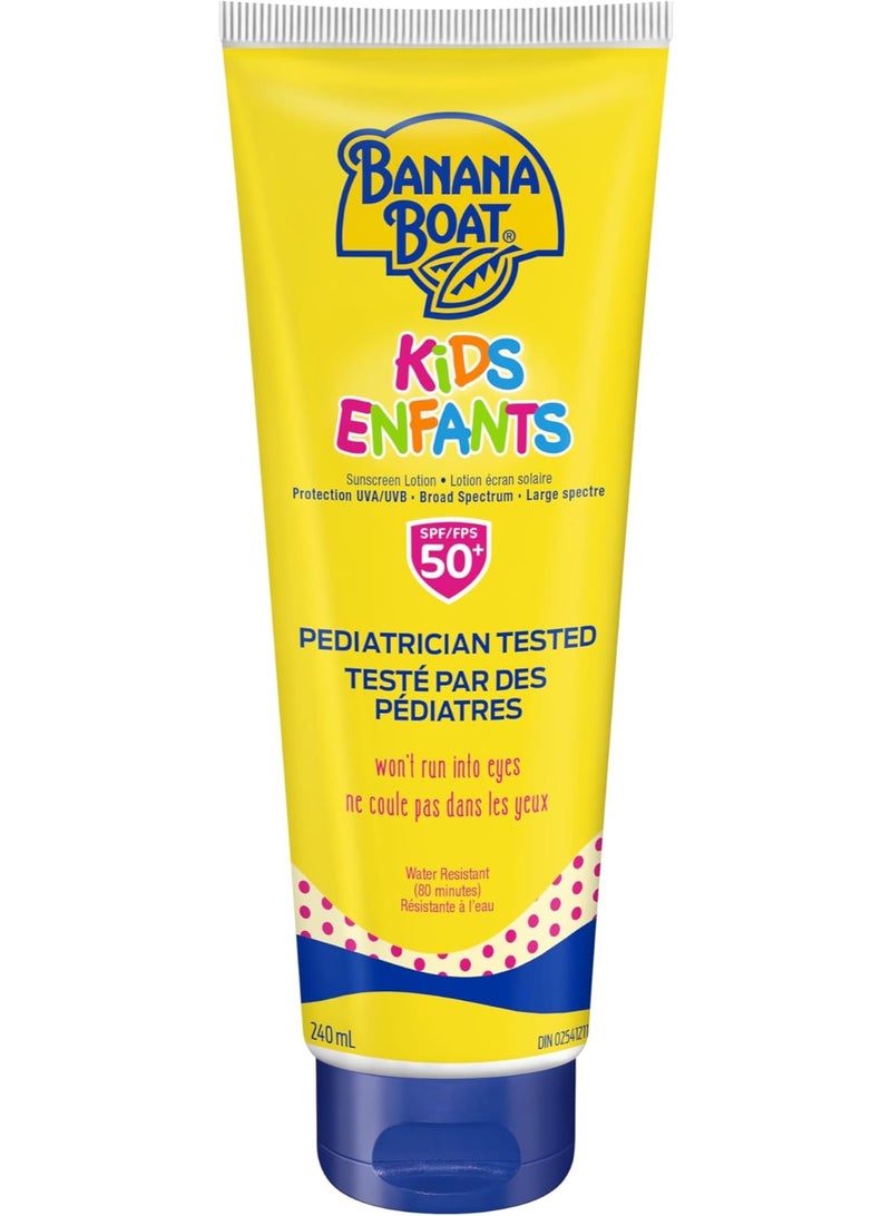 Kids Tear Free Sunscreen Lotion Broad Spectrum SPF 50-240ml