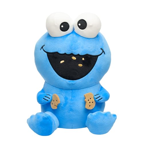Super7 Super Duper Plush Sesame Street Cookie Monster Toy 8 Sesame Street Plush Toy Classic TV Show Collectibles and Retro Toys - Image 1