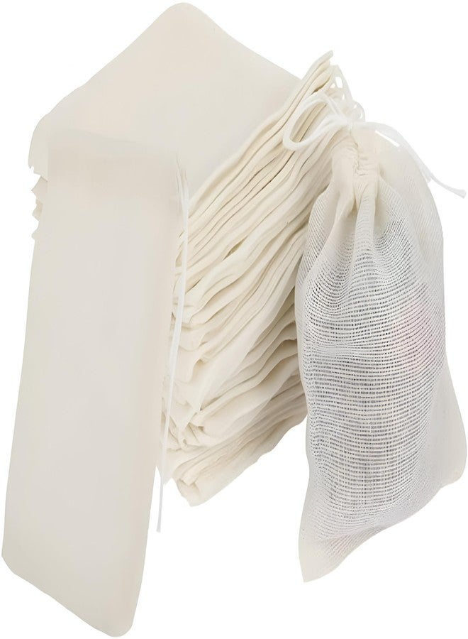 Birdbrid Muslin Drawstring Bags 3x4 Inch - Cotton Small Potli Pouches for Jewelry, Coins, Wedding Favors, Return Gifts - Reusable Cloth Gift Bags (Pack of 12) - Image 1