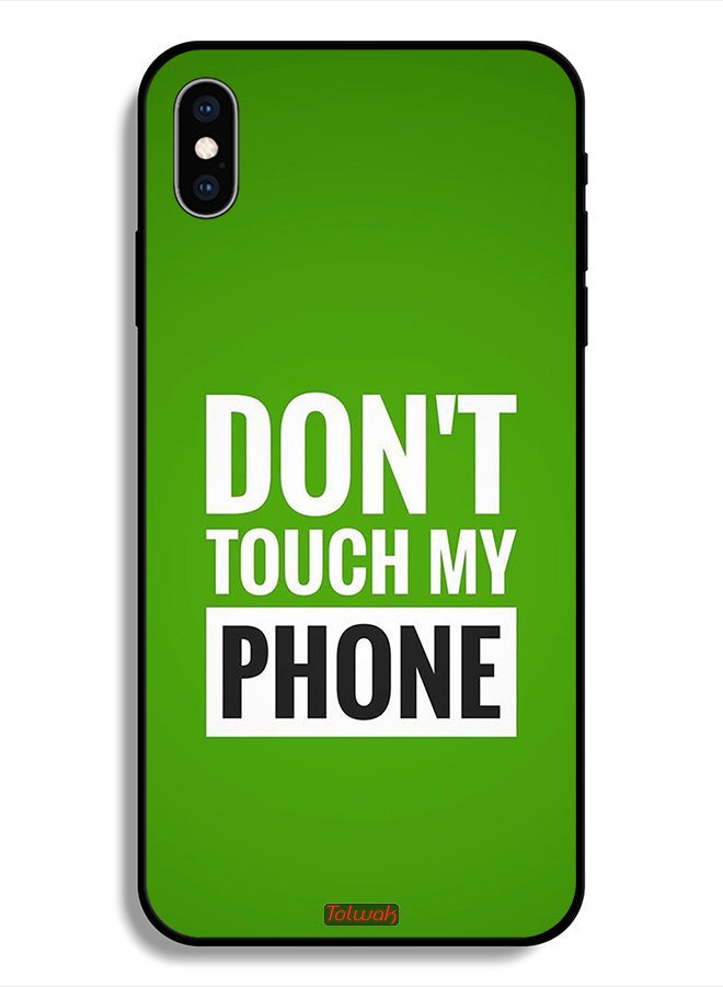 Tolwak Protective Case For Apple iPhone X Don_T Touch My Phone - Image 1