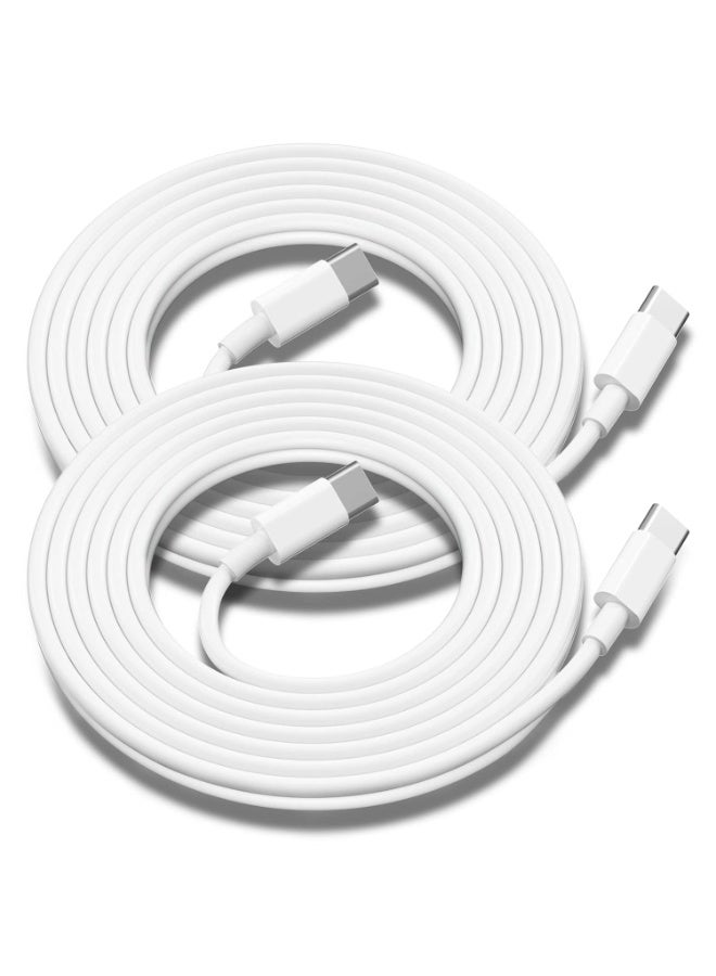 USB C to USB C Charging Cable for Apple 2Pack 1.8M, Long Type C to C Fast Charger Cord for iPhone 16 E/17/Air/15/Pro/Plus/Pro Max, for MacBook Pro/Air, for iPad Pro12.9/11in,Air 4/5,Mini 6/7 60W - Image 1