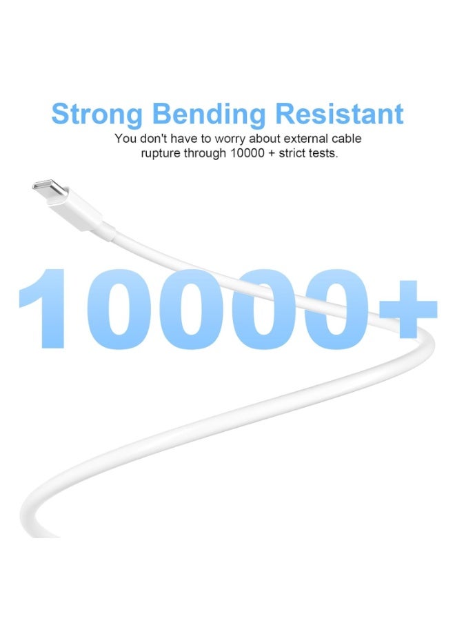 USB C to USB C Charging Cable for Apple 2Pack 1.8M, Long Type C to C Fast Charger Cord for iPhone 16 E/17/Air/15/Pro/Plus/Pro Max, for MacBook Pro/Air, for iPad Pro12.9/11in,Air 4/5,Mini 6/7 60W - Image 4