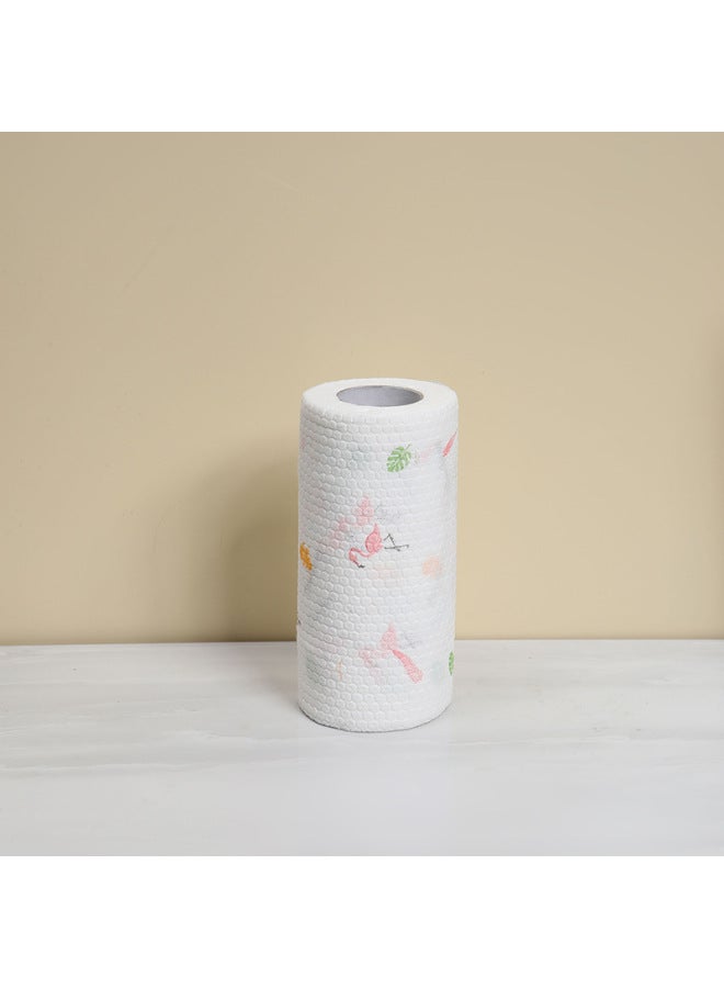 منشفة تنظيف القدمين التي يمكن التخلص منها، منشفة تدليك القدمين، منشفة تنظيف القدمين للفنادق، منتج جديد يومي للمنزل الكسول - اللون: نموذج مطبوع من قماش تنظيف القدمين [20 قطعة من اللفة الصغيرة] عينة - Image 1