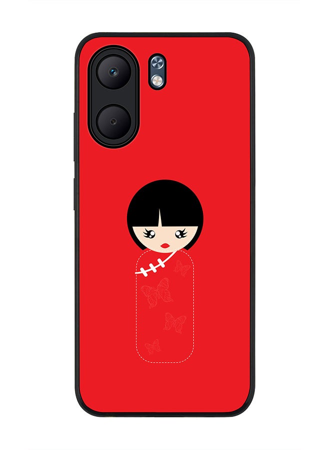 Stylizedd For Oppo A5x 5G / A5x 4G Case,Slim fit Camera Protection, Shockproof Thin Phone cover  - Chinese Doll