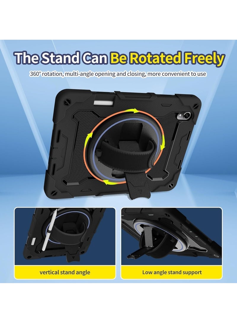 general Case Compatible with Huawei MatePad Air 11.5 inch 2023 with 360 Degree Rotating Kickstand, 3 in 1 Heavy Duty Shockproof Protective Cover with Hand/Shoulder Strap - Image 2
