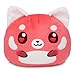 TeeTurtle Reversible Red Panda Valentines Day Present Plushie 4Inch TwoSided Flip Plush Toy with Embroidered Details Cute Mini Collectible Plush for Kids Teens and Adults - Image 2