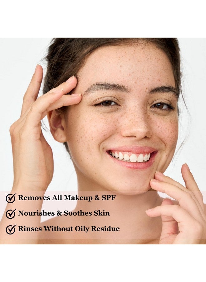 mivida Makeup Remover Cleansing Balm | Face Cleanser & Makeup Removing Balm with Essential Ceramides, Vitamin E & Hyaluronic-Acid | Value Size 3.5 fl oz - Image 4