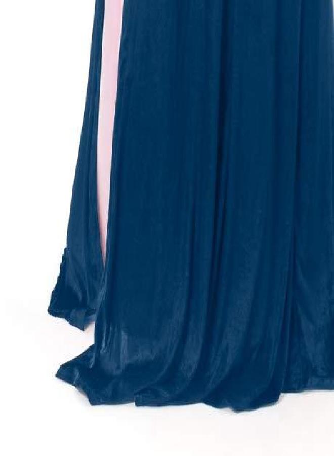 Little Adventures Deluxe Velvet Adult Cloak Cape with Lined Hood (Blue) - Machine Washable Adult Cosplay Dress-Up Cloaks with No Glitter - Image 2