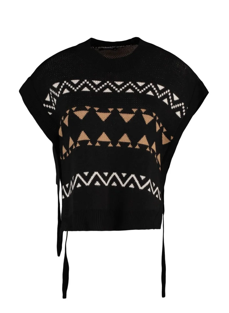 trendyol Tie Detail Knitted Sweater
