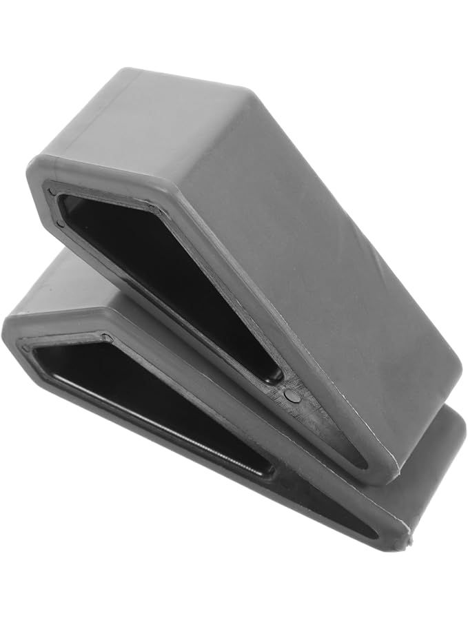 2 Pcs Grey Notebook Holder Desk Riser Vertical Stand Scratch Free 7 50X2 90X2 80CM - Image 1