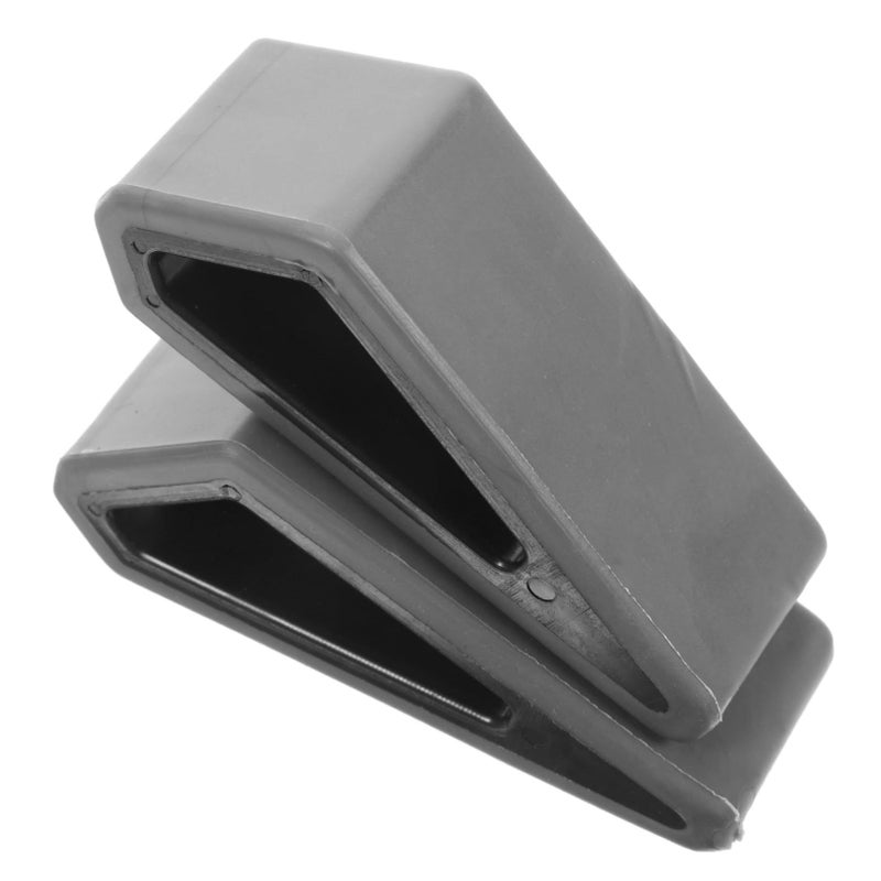 2 Pcs Grey Notebook Holder Desk Riser Vertical Stand Scratch Free 7 50X2 90X2 80CM - Image 2