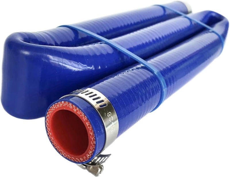 Bekelan 25MM (1") X 5FT Blue High Temp Reinforced Silicone Heater Hose - Image 1