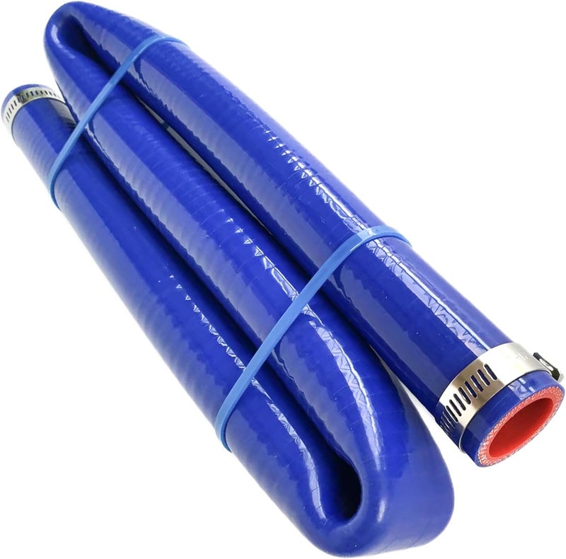 Bekelan 25MM (1") X 5FT Blue High Temp Reinforced Silicone Heater Hose - Image 2