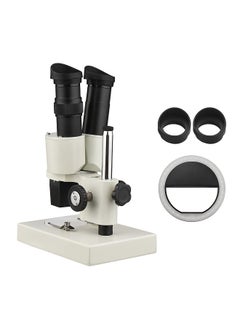 Generic 40X Magnification Stereo Light Microscope Compound Binocular Microscope for Home School Laboratory Biological Education Machine Parts Texting Students Kids Adults  - Image 1