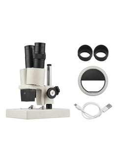 Generic 40X Magnification Stereo Light Microscope Compound Binocular Microscope for Home School Laboratory Biological Education Machine Parts Texting Students Kids Adults  - Image 5