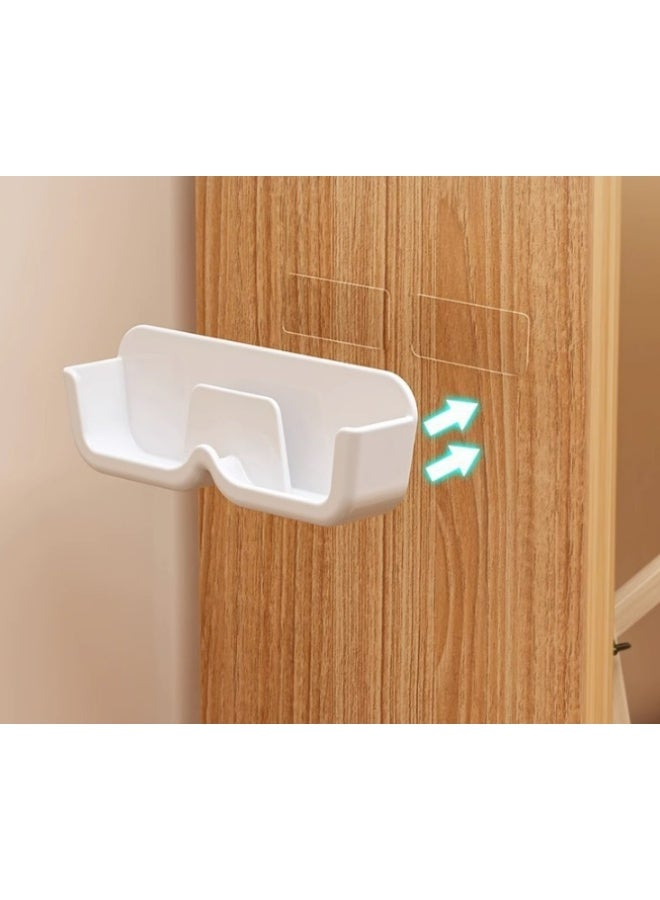 Generic 4Pcs Wall Mounted Glasses Storage Box Punch-free for Myopia and Sun Wall Display High-end Sunglasses Storage Rack - Image 4