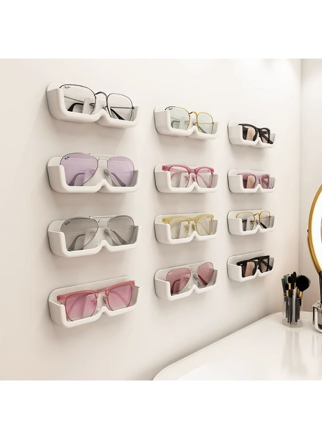 Generic 4Pcs Wall Mounted Glasses Storage Box Punch-free for Myopia and Sun Wall Display High-end Sunglasses Storage Rack - Image 3