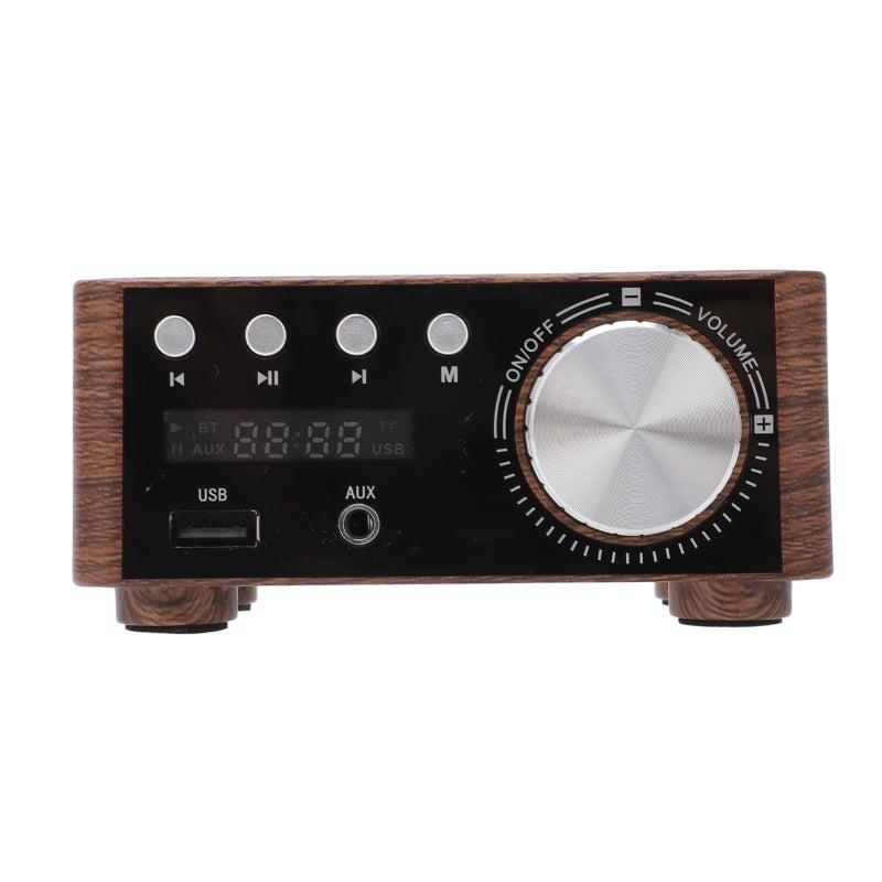 Digital Audio Amplifier: 30W Actual Output, TPA3116 Chip - High Fidelity Noise-Free Sound, Mahogany Shell Hifi Stereo Amplifier for Home Desktop Audio - Image 4